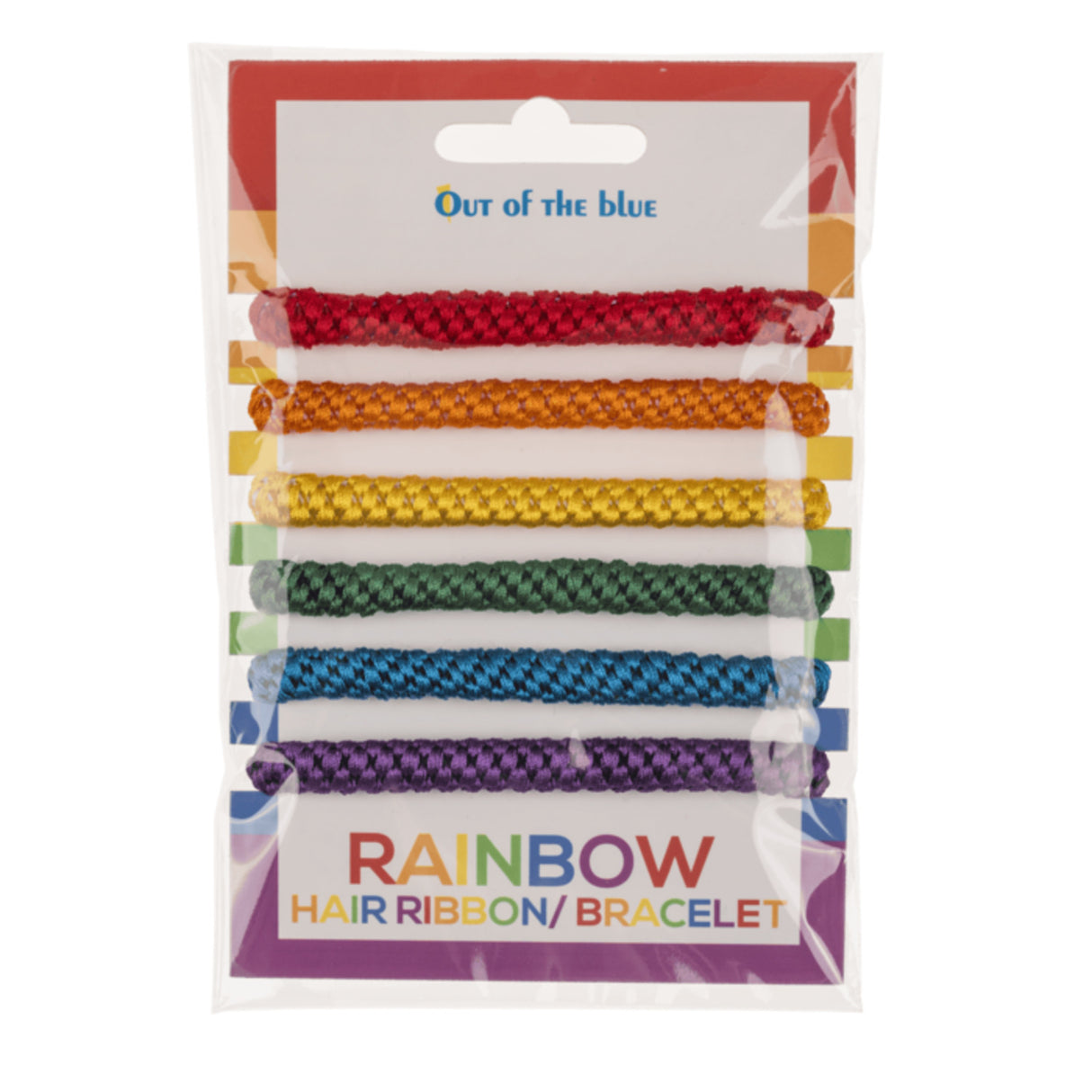 Regenbogen Armband LGBTQ Pride Rainbow Haarbänder im 6er Set