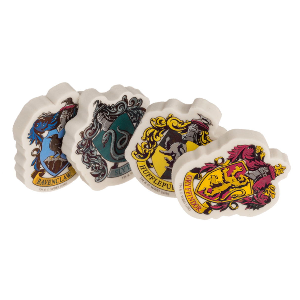 Harry Potter Hogwarts Häuserwappen Radiergummi Fanartikel im 4er Set