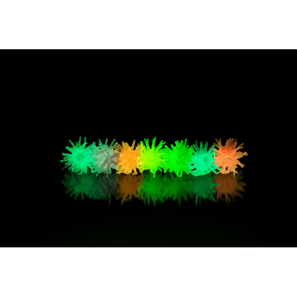 Glow in the Dark verrückte Fensterläufer Spaßartikel im 7er Set in PET Röhre