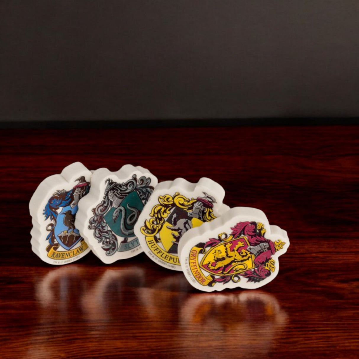 Harry Potter Hogwarts Häuserwappen Radiergummi Fanartikel im 4er Set