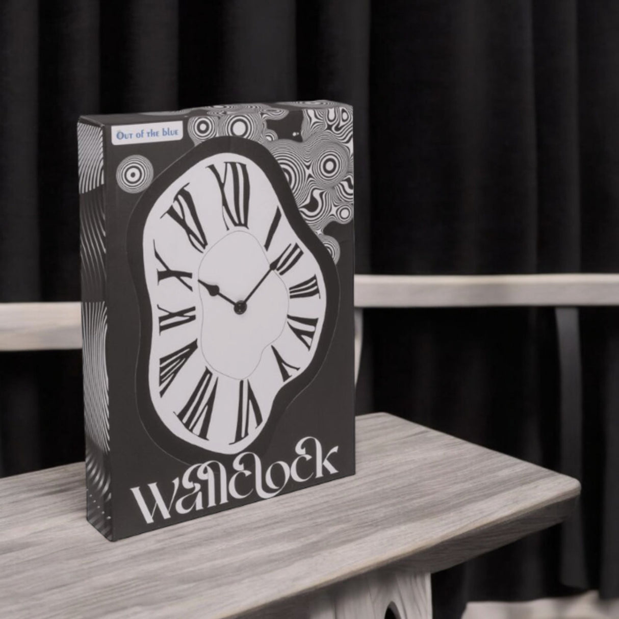 Melting Time Wanduhr aus Glas - die Zeit schmilzt dahin