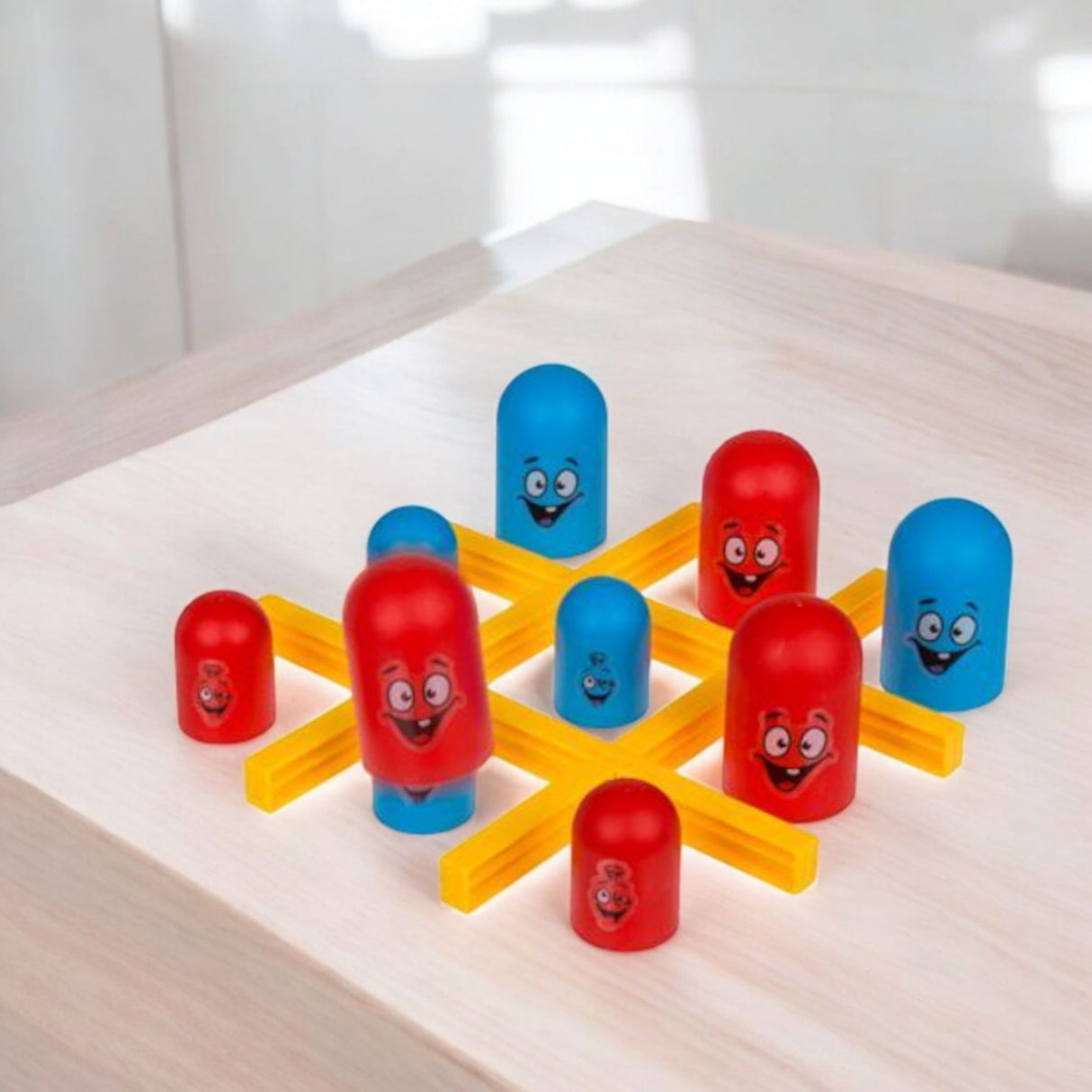 Tic Tac Toe Trinkspiel Partyspiel mit 2 Shotgläsern