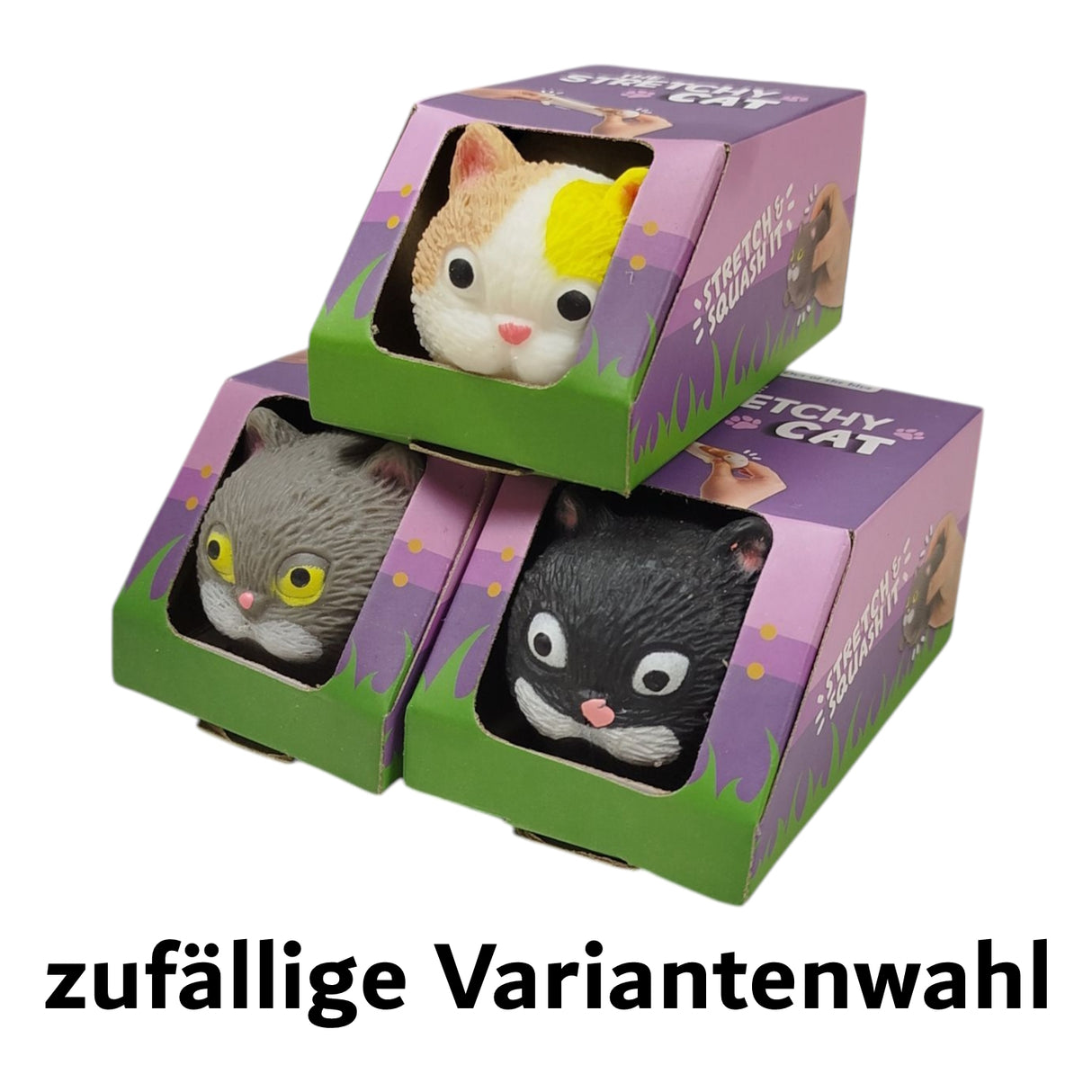 Stressball Katze - Kätzchen Antistressball in zufälliger Variante