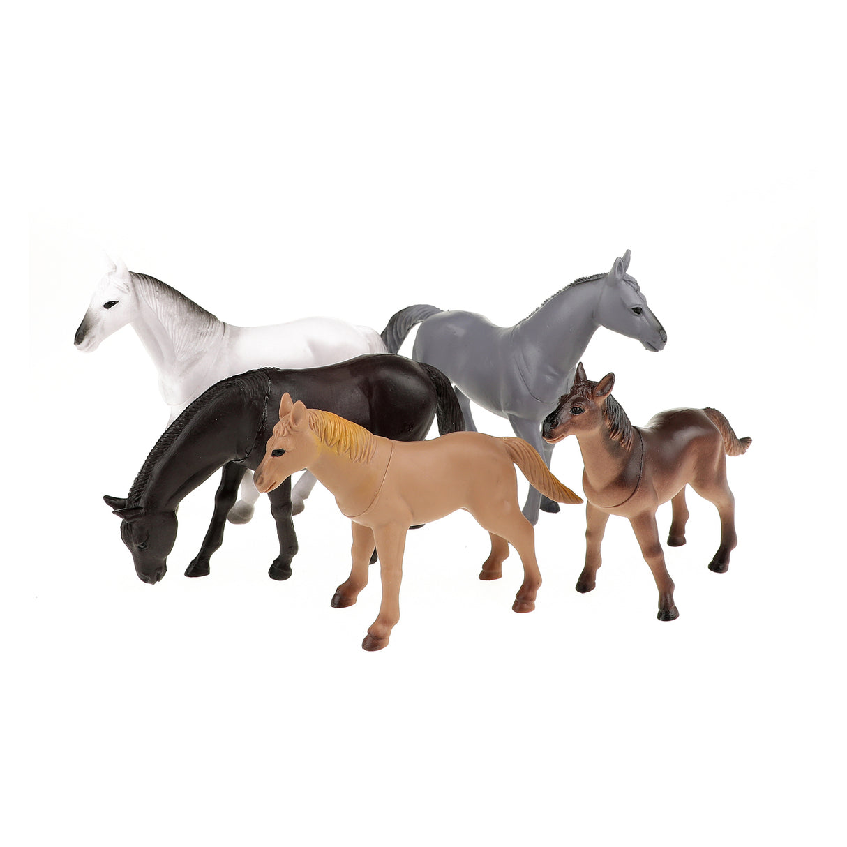 Pferde Spielfiguren - Pferd Spielzeugtiere im 5er Set