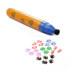 Stempelstifte in sechs unterschiedlichen Designs Stiftstempel