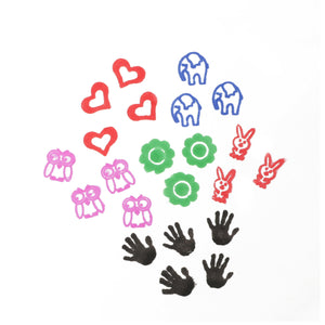 Stempelstifte in sechs unterschiedlichen Designs Stiftstempel