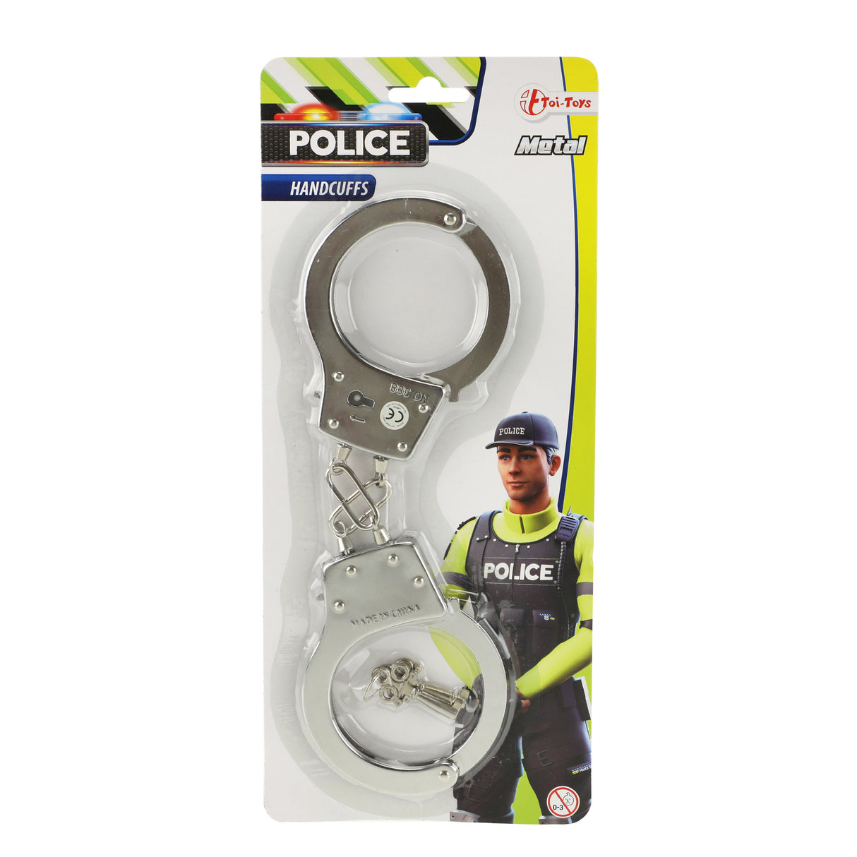 Handschellen aus Metall mit 2 Schlüsseln