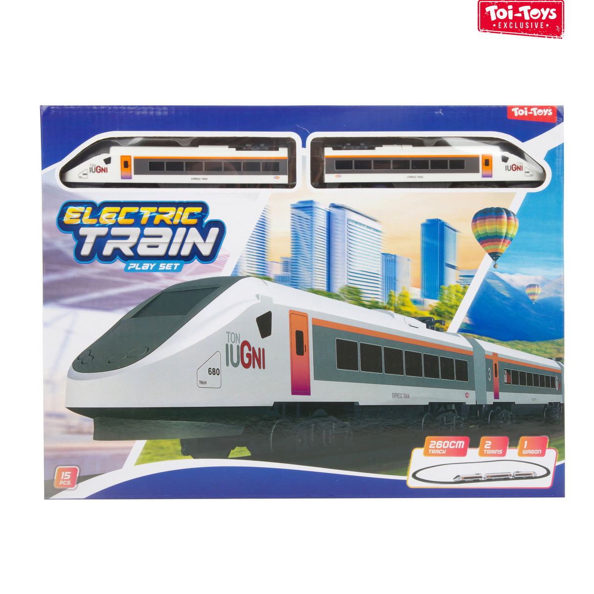 Elektrischer Zug und Schienen Spielzeug Set