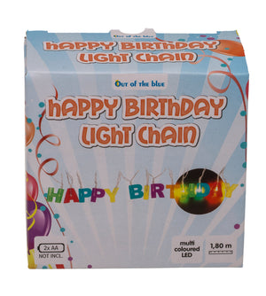 Happy Birthday Lichterkette Geburtstagsdeko