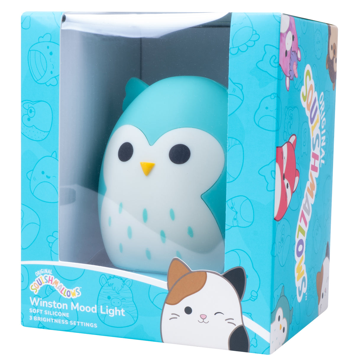 Squishmallows Dekolampe - Winston die Eule