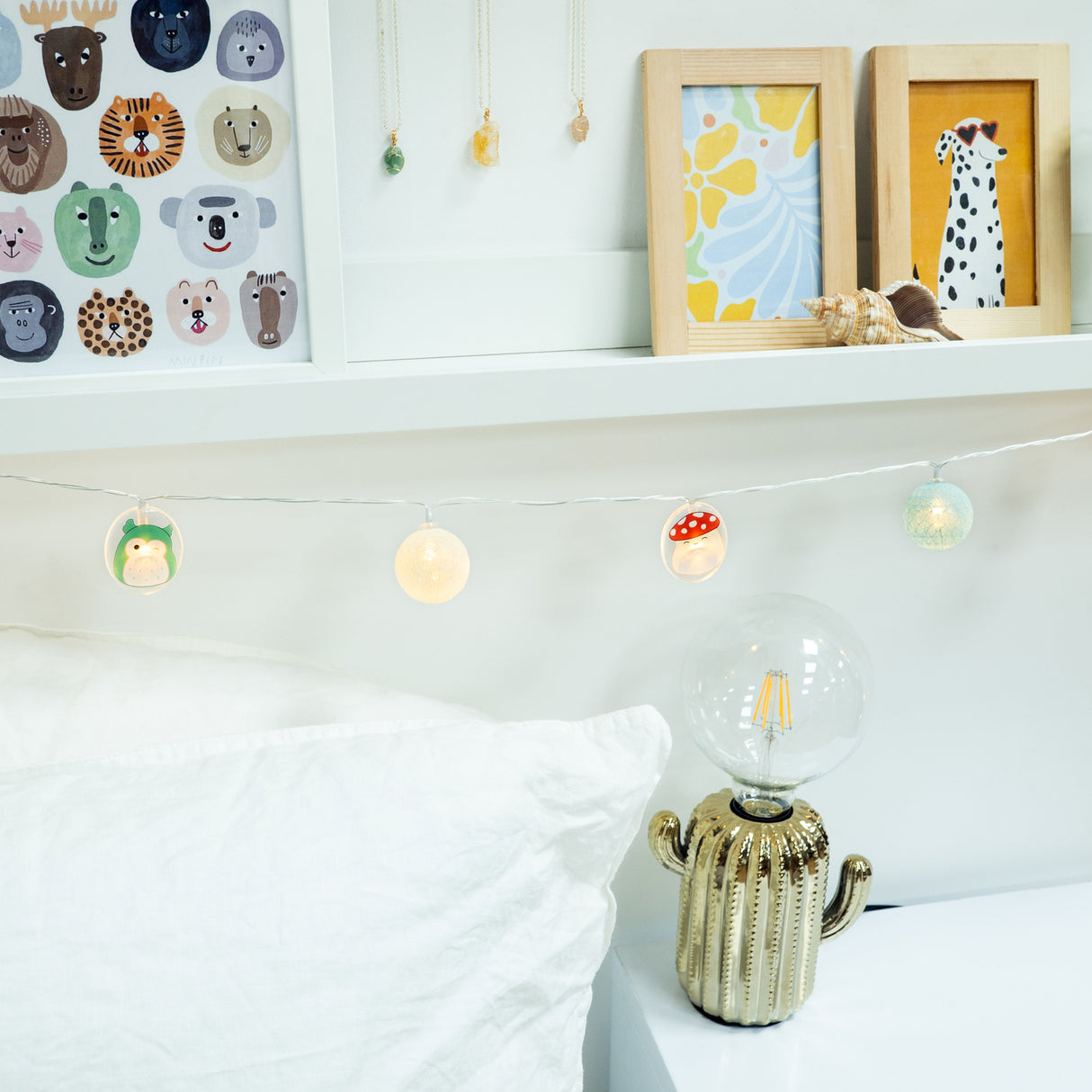 Squishmallows Lichterkette mit USB-Kabel