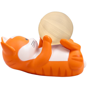 Katze mit Wollknäuel Dekolampe