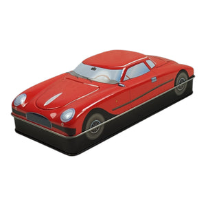 Retro Oldtimer Auto Metalldose in rot