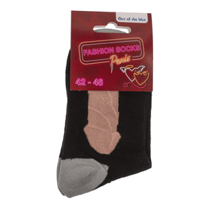 Penis Socken in schwarz in 42-46