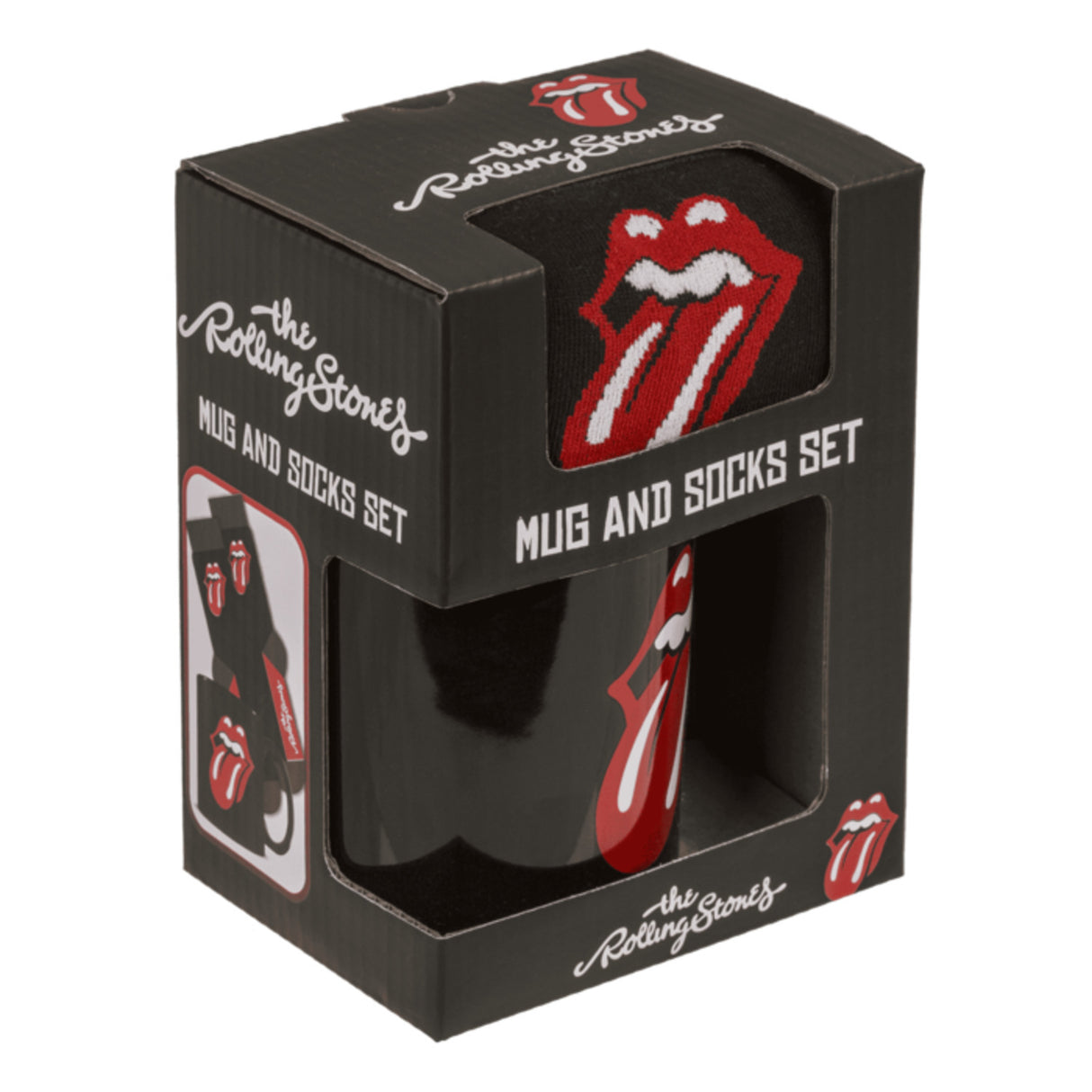 The Rolling Stones Geschenkset für Fans - Tasse und Socken