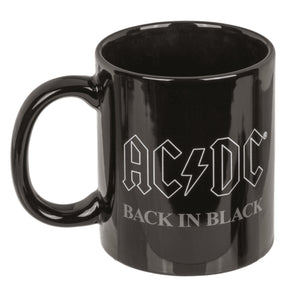 AC/DC Back in Black Geschenkset für Fans - Tasse und Socken