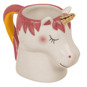 Einhorn Tasse - Kaffeebecher im Design eines Einhorn-Kopfes