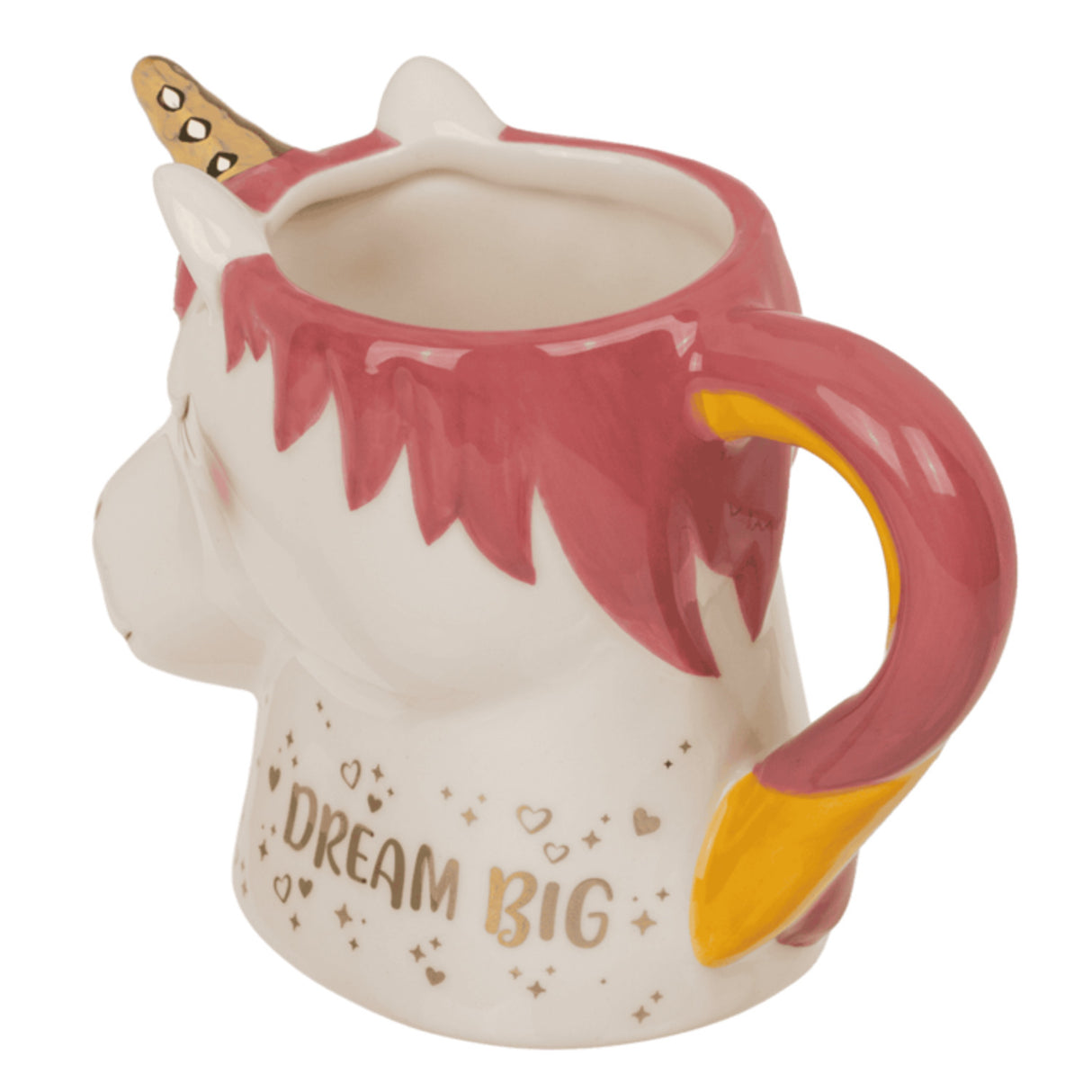 Einhorn Tasse - Kaffeebecher im Design eines Einhorn-Kopfes