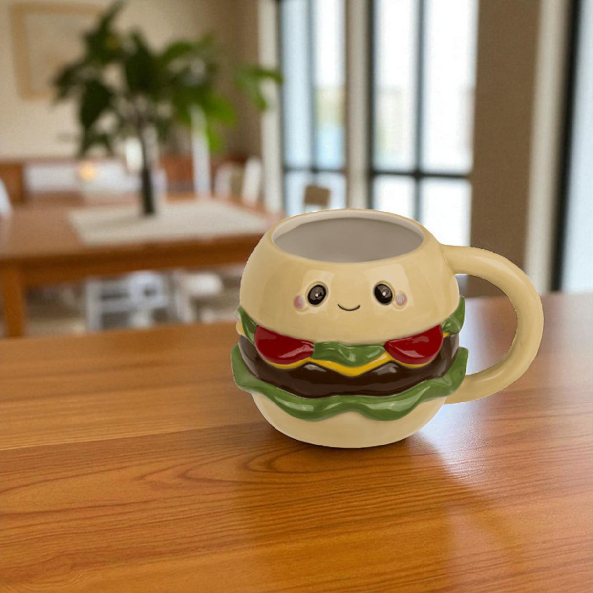Burger Fast Food Kaffeebecher im Kawaii Stil