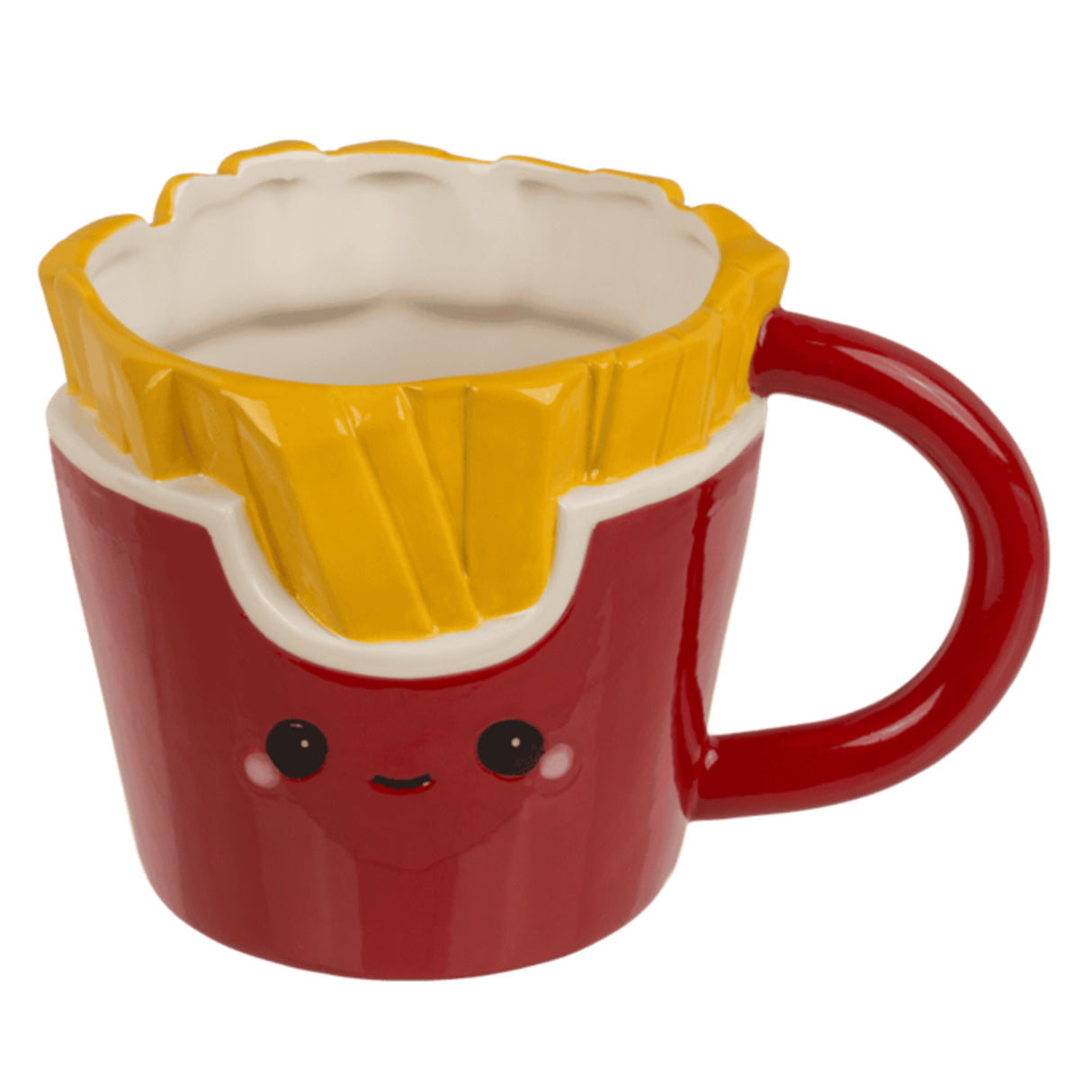 Pommes Frites Kaffeebecher im Kawaii Stil