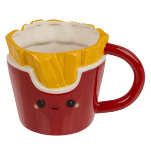 Pommes Frites Kaffeebecher im Kawaii Stil