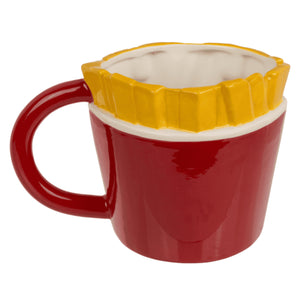 Pommes Frites Kaffeebecher im Kawaii Stil