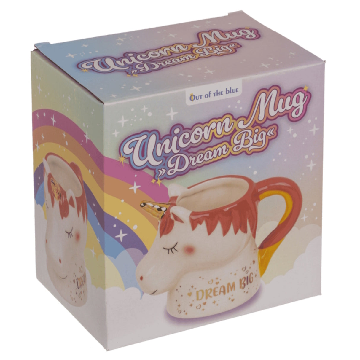 Einhorn Tasse - Kaffeebecher im Design eines Einhorn-Kopfes