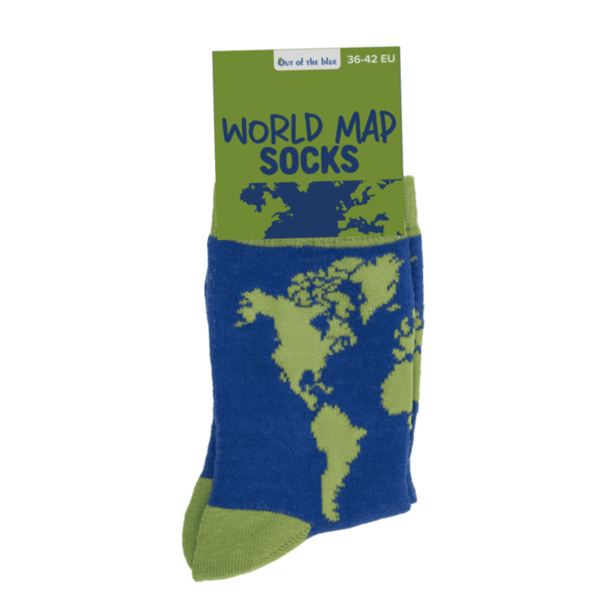 Weltkarte Socken in 36-42