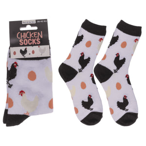 Hühner Socken in 36-42