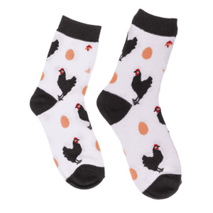 Hühner Socken in 36-42