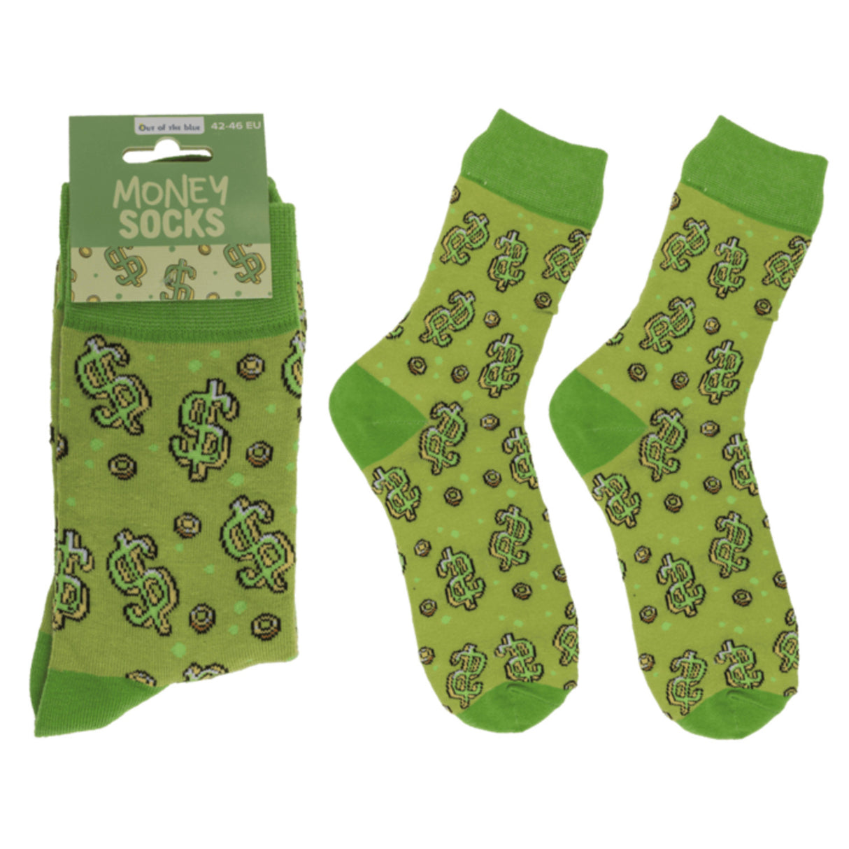 Dollarzeichen Geld Socken in 42-46
