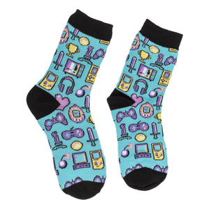 Pixel Gaming Zocker Socken in 36-42