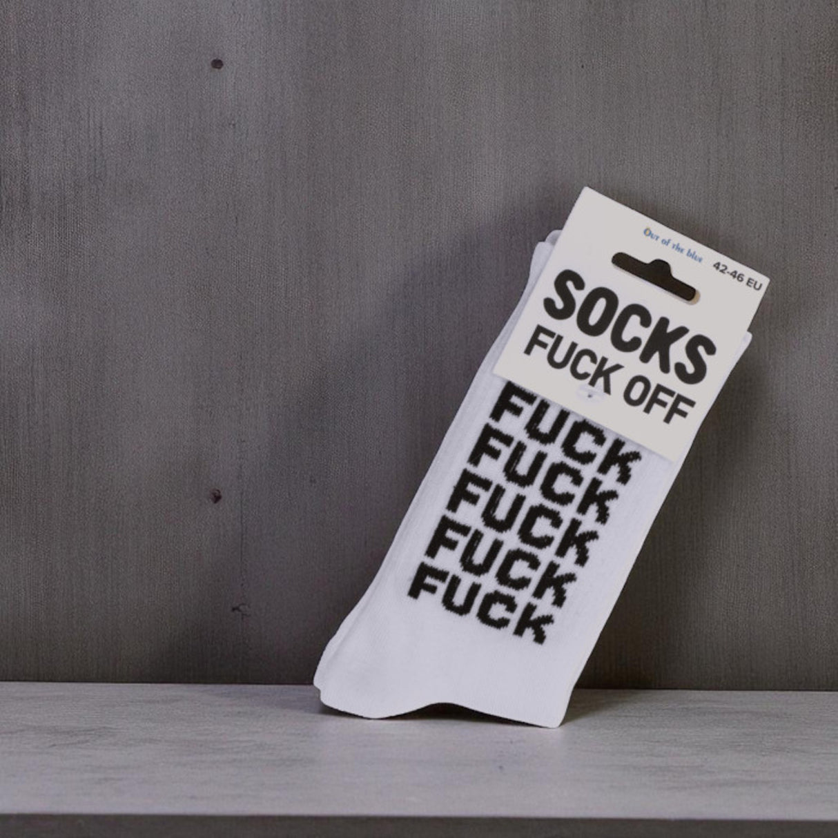 Fuck Off Tennis Socken in 42-46