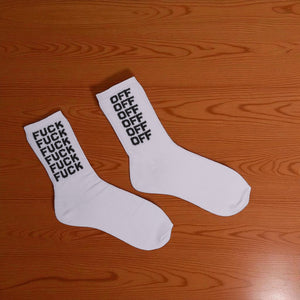 Fuck Off Tennis Socken in 42-46