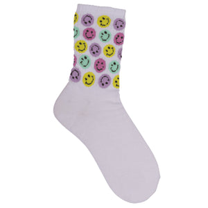 Be Happy Smile Tennis Socken in 38-42