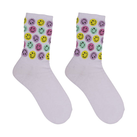 Be Happy Smile Tennis Socken in 38-42