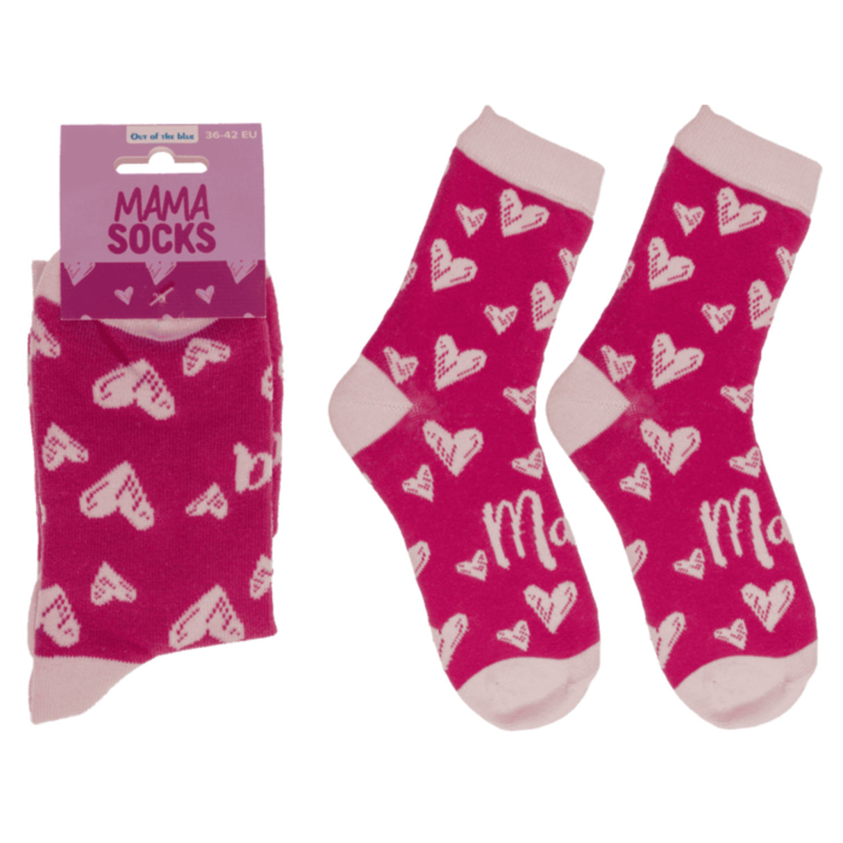 Mama Socken mit Herzen in 36-42