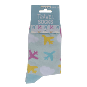 Flugzeug über den Wolken Socken in 36-42