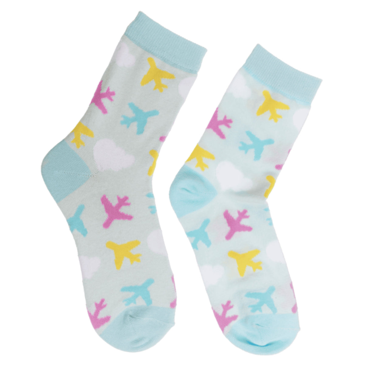 Flugzeug über den Wolken Socken in 36-42