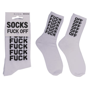 Fuck Off Tennis Socken in 38-42