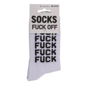 Fuck Off Tennis Socken in 38-42