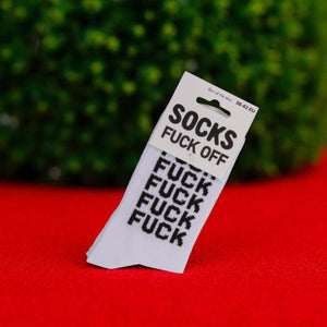 Fuck Off Tennis Socken in 38-42