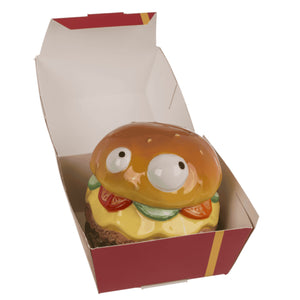 Cheeseburger Spardose in der Burgerschachtel