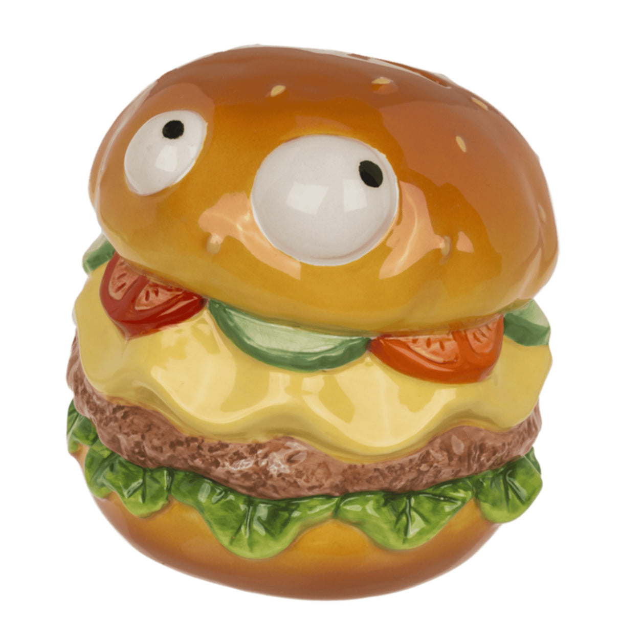 Cheeseburger Spardose in der Burgerschachtel