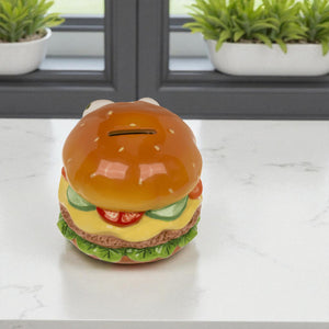 Cheeseburger Spardose in der Burgerschachtel