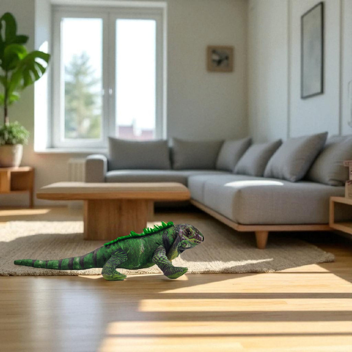 Leguan Kuscheltier - Eidechse aus Plüsch