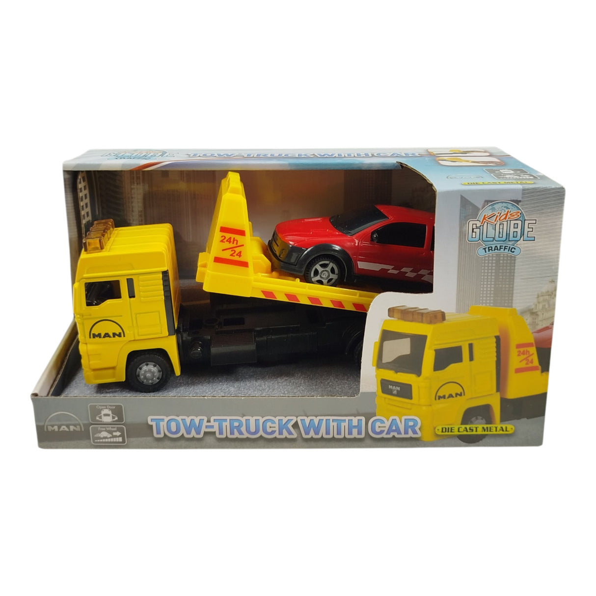 MAN Abschleppwagen Spielzeug mit Auto