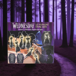 Wednesday Addams Lichterkette mit 10 Elementen