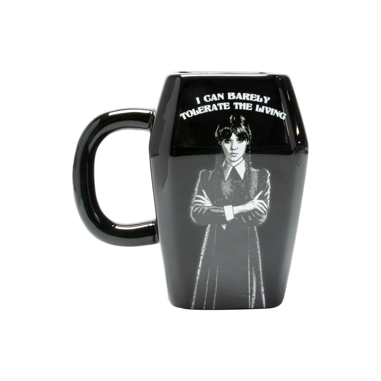 Wednesday Addams Socken und Tasse Geschenkset