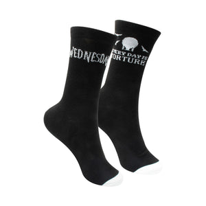 Wednesday Addams Socken und Tasse Geschenkset